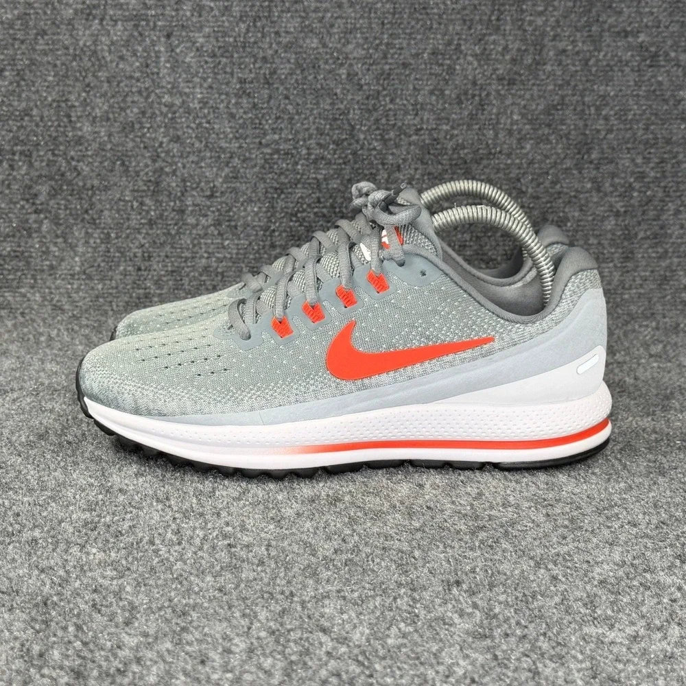 Nike Air Zoom‎ Vomero 13 Running Shoes Women's 8.5 Grey Orange Athletic Training